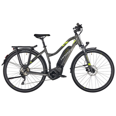 Bicicleta todocamino eléctrica HAIBIKE SDURO TREKKING 4.0 LOW-STEP Gris/Amarillo 2018 0